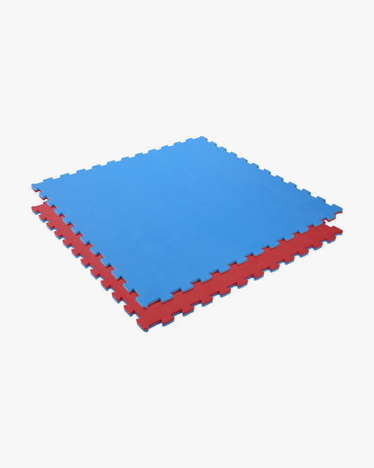 Reversible Puzzle Mat 9 Pack Bundle - Blue/Cardinal