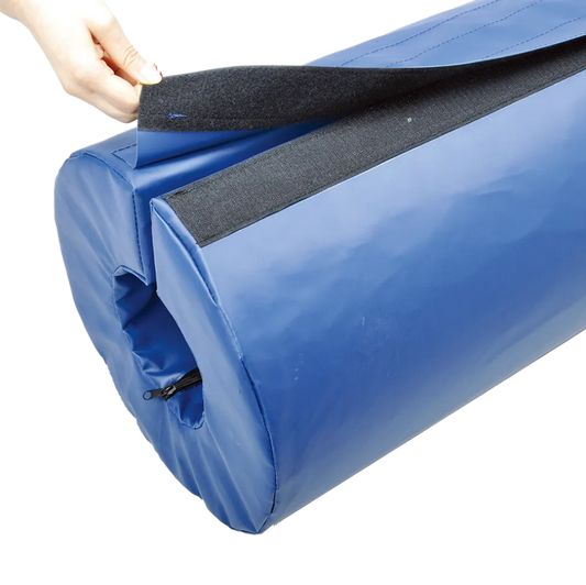 4' TALL POLE PAD, 4" DIAMETER FLAP CLOSURE ATTACHED