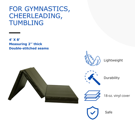 Gym Mats 2 Inch x 4x8 Ft. V4 18 oz